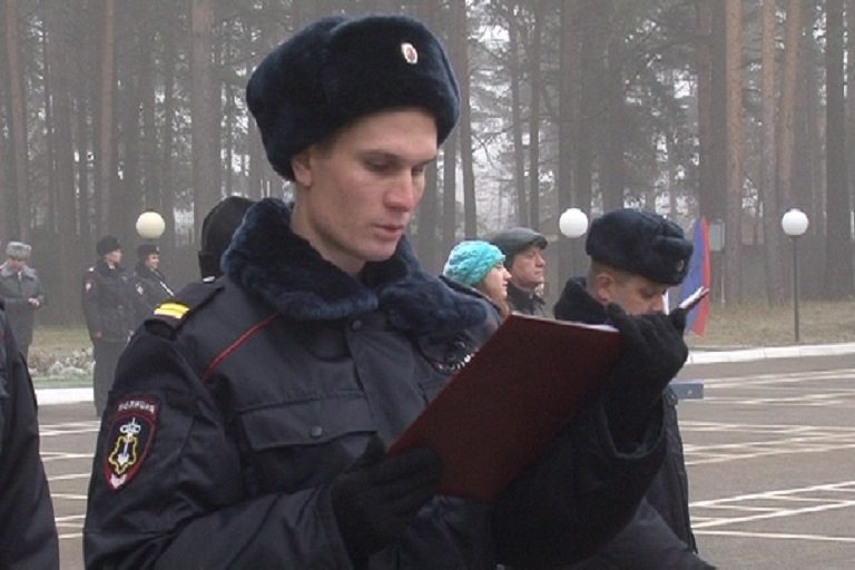 Студенты тверского филиала Московского университета МВД России приняли присягу