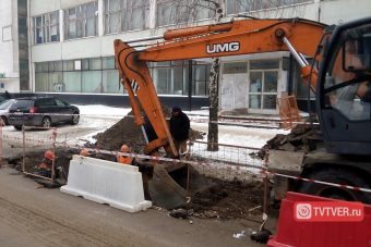 Из-за работ на теплосетях часть домов Московского района Твери осталась без тепла и горячей воды