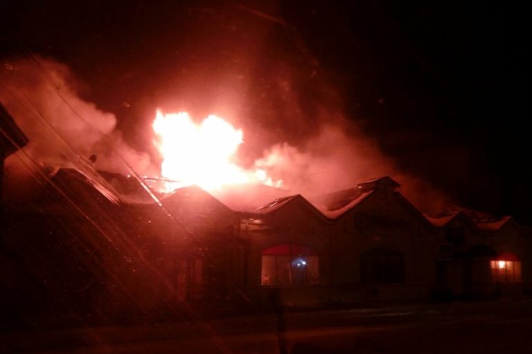 Пожар в Кимрах уничтожил памятник архитектуры XIX века и магазин