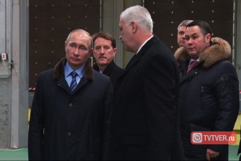 Тверь посетил Владимир Путин