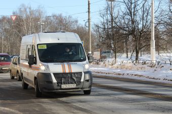 По Твери курсирует мобильный пункт обогрева