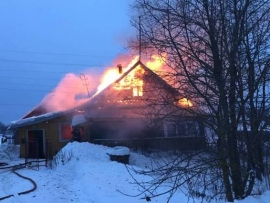 На месте разбора пожара под Бологое обнаружен труп мужчины