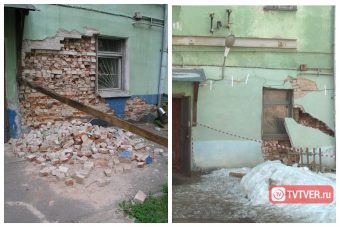 Разрушающийся дом на Советской еще полтора десятка лет назад был небезопасен для жителей