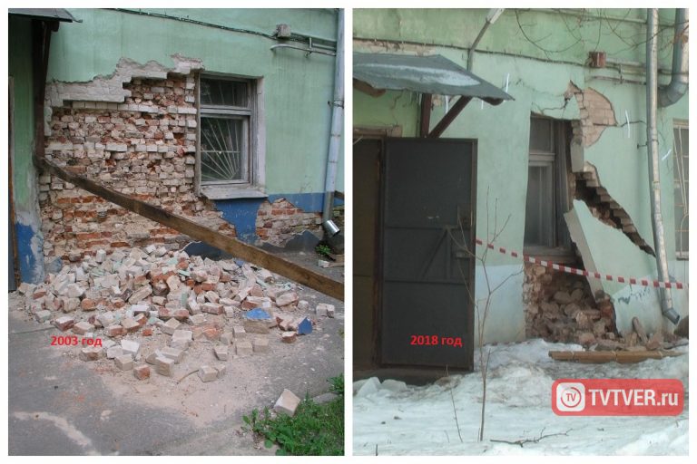 Разрушающийся дом на Советской еще полтора десятка лет назад был небезопасен для жителей