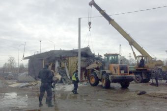 В Твери у железнодорожного вокзала снесли чайхану