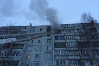 Пожар на Гусева в Твери тушили 22 человека