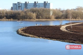 В Твери снова затапливет парк Тьмака В Твери снова затапливет парк Тьмака