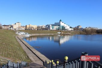 В Твери снова затапливет парк Тьмака В Твери снова затапливет парк Тьмака