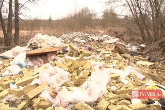 Обочины дороги под Тверью утопают в мусоре, а чиновники хлопают дверьми