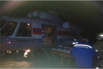 Тяжелобольную пациентку доставили в Тверь вертолётом Ми-8
