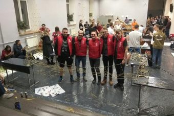 Студенты тверского Политеха построили мост из макарон