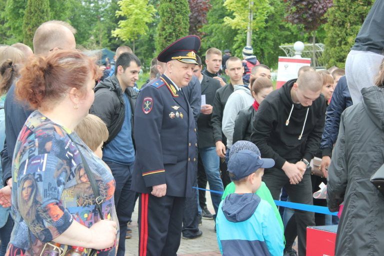 В Тверском Горсаду отпраздновали 300-летний юбилей Российской полиции