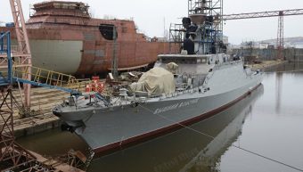 До конца мая боевой состав ВМФ России пополнит новейший ракетный корабль «Вышний Волочек»