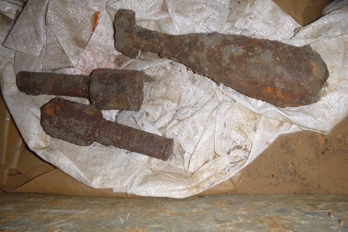 В Твери на месте строительства Спасо-Преображенского собора обнаружены миномётная мина и две гранаты времён Великой Отечественной