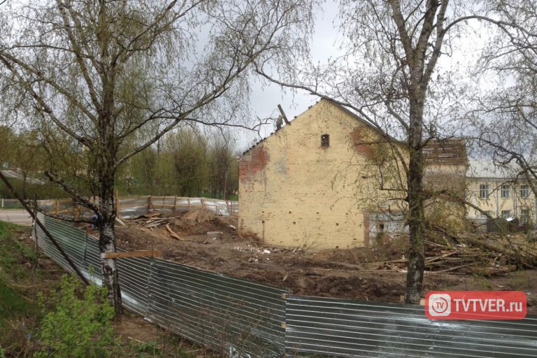 В Торжке для спасения птиц демонтировали крышу здания