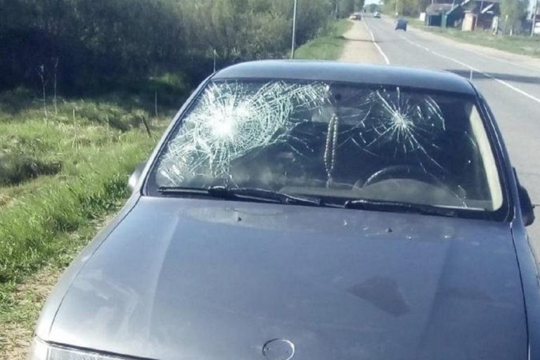 В Тверской области иномарка сбила пешехода, пытаясь избежать столкновения с машиной