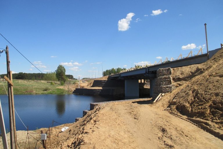 В Тверской области завершается строительство моста через Дойбицу