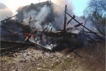 В Конаковском районе 9 мая сгорел жилой дом