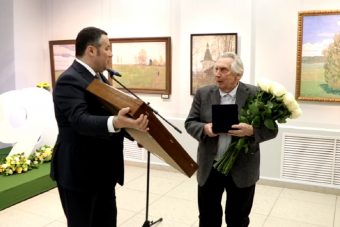 В Твери  художника Валентина Сидорова поздравили с 90-летием 