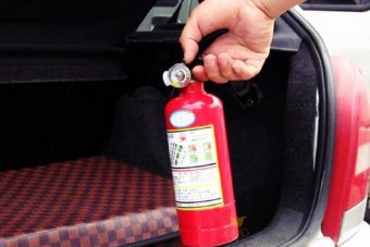 Ночью в Тверской области сгорел автомобиль