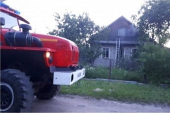 На пожаре в Кимрах погиб человек