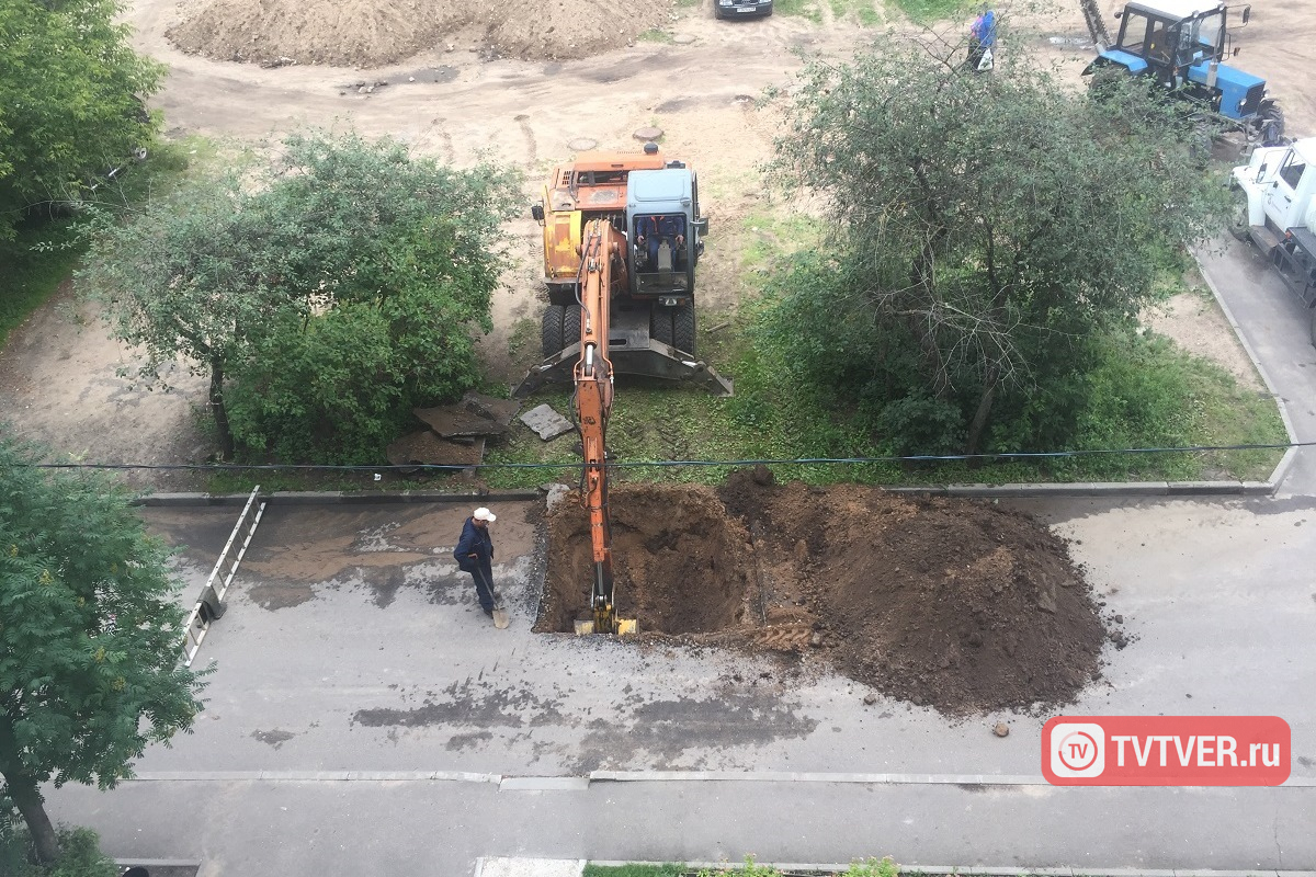 В результате аварии дом №5 на улице Кайкова остался без воды