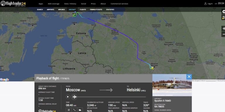 Тверские летчики доставили лимузин «Кортеж» Путина в Финляндию