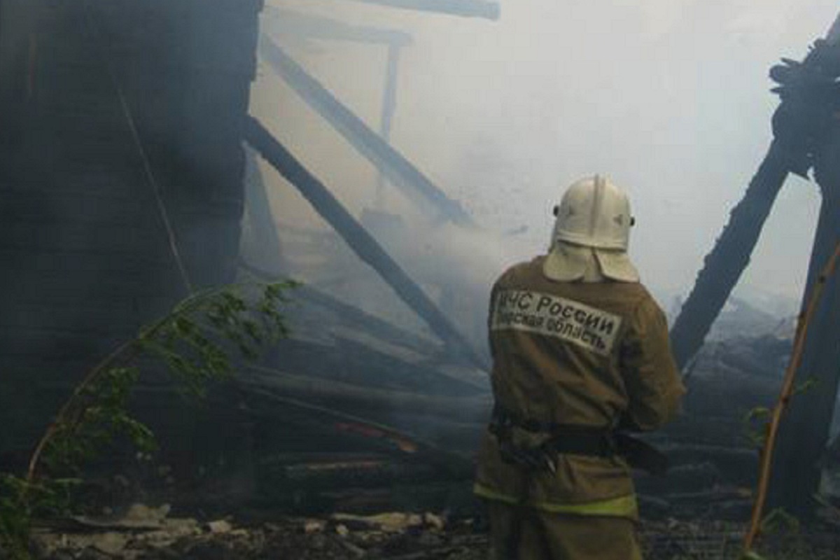 В Тверской области сгорели два дома