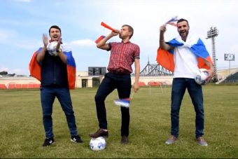 «Въезжаем в плей-офф»: в Твери сняли ролик в поддержку сборной России