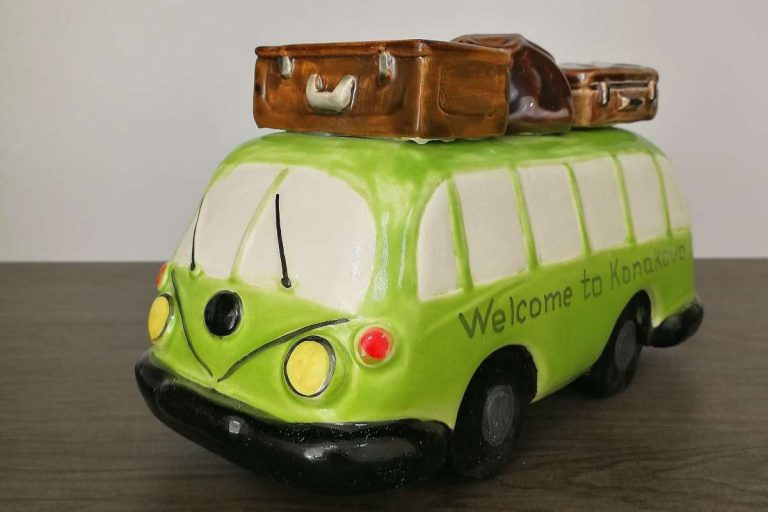 Зеленый автобус с чемоданом опередил козла и стал лучшим туристическим сувениром Тверской области
