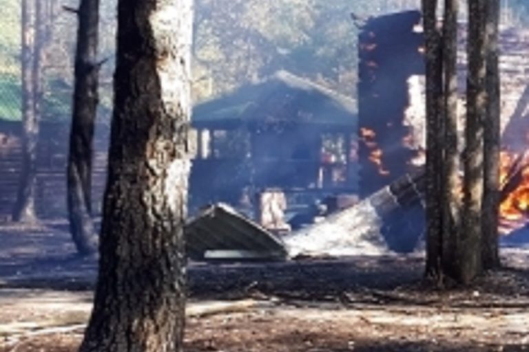Житель Кимрского района обгорел при пожаре в собственном доме