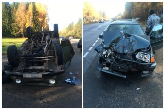 В Тверской области в результате ДТП перевернулся УАЗ под управлением женщины-водителя