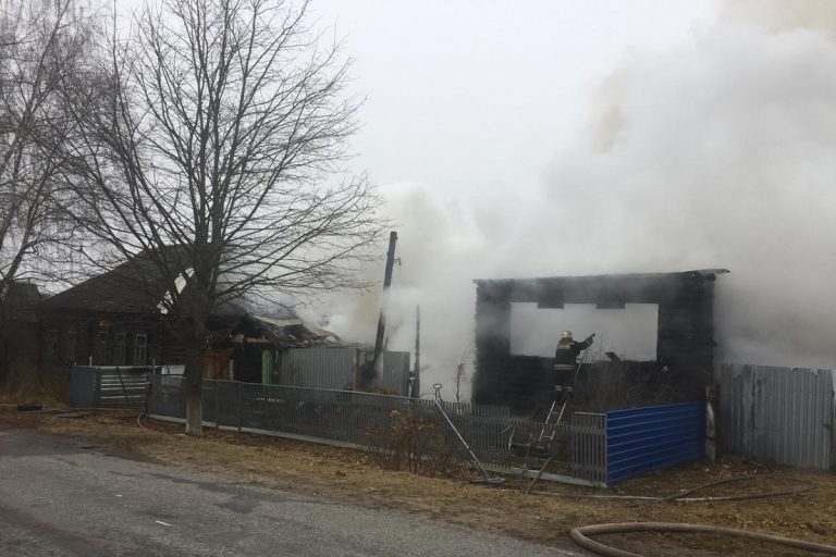 В горящем доме под Тверью погибли два человека