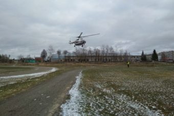 Жителя Кашинского района экстренно доставили на вертолете в Тверь