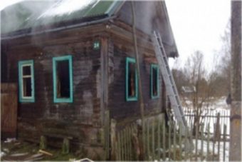 На пожаре под Осташковом погибла пожилая женщина