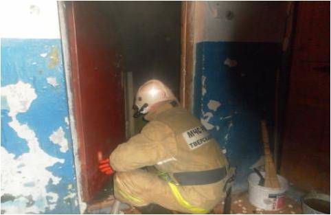 Из-за курения в двух районах Тверской области полыхали ночные пожары