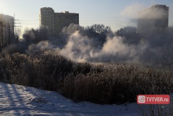 В Твери закипает река