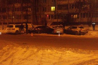На улице Левитана произошло ДТП с участием 5 иномарок