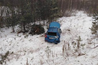 Лихач на Kia вылетел в кювет в Пеновском районе