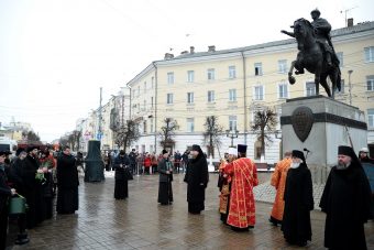 Одна из центральных площадей Твери получила имя православного святого