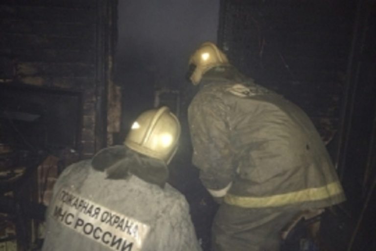 Сразу две хозпостройки уничтожены пожаром в Тверской области