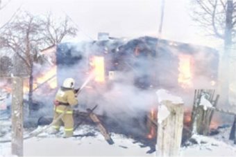 Под Удомлей сгорел дотла жилой дом
