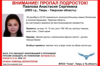В Тверской области ищут девочку, сбежавшую из больницы в Бурашево