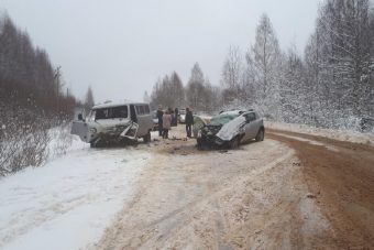 Лобовое ДТП в Кимрском районе. Четверо пострадавших