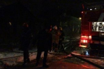 Бездомный погиб на пожаре в Тверской области