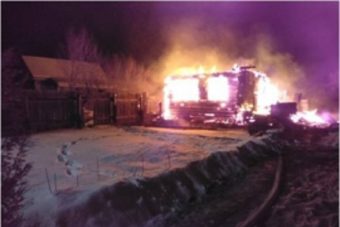 В Лихославльском районе ночью сгорел дотла жилой дом