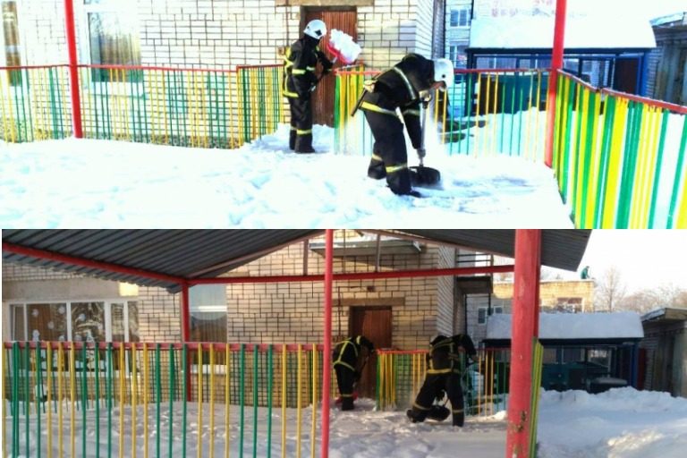 В Тверской области к расчистке детского дома от снега пришлось привлекать спасателей