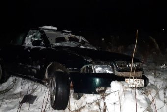 Audi вылетела в кювет в Тверской области. Водитель скончался