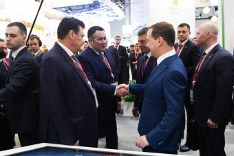 Председатель Правительства РФ Дмитрий Медведев встретился с губернатором Тверской области