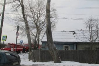 В Ржеве горел жилой дом. Есть пострадавший